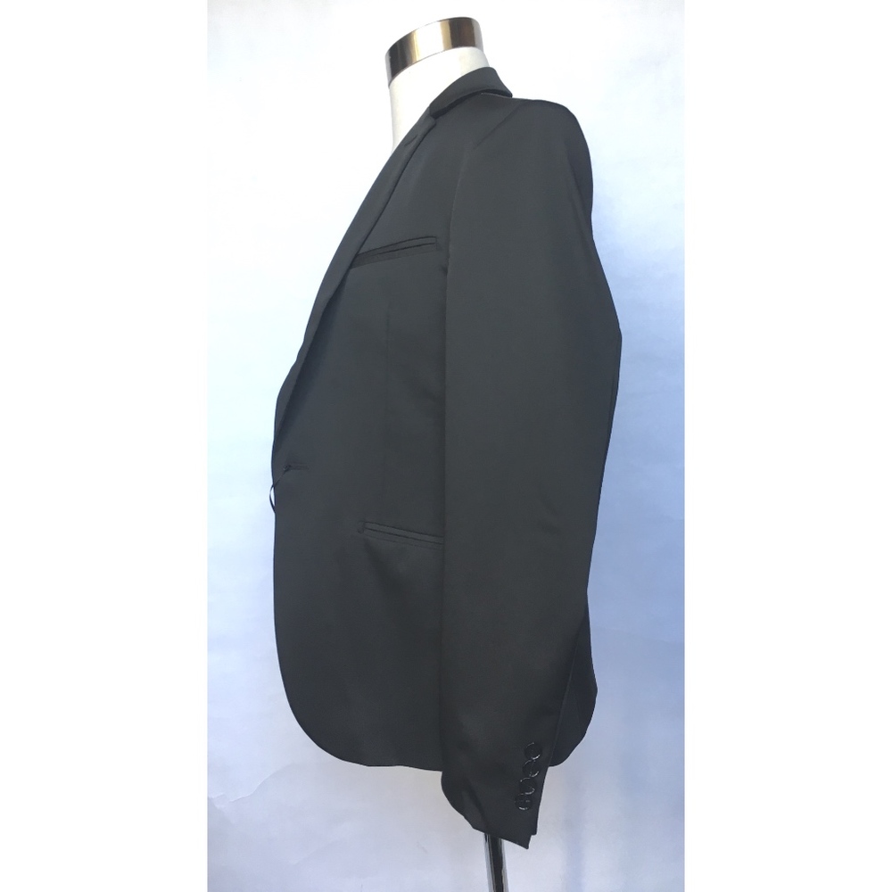 Zara Mens Black Super Skinny Fit Blazer - Picture 3 of 8
